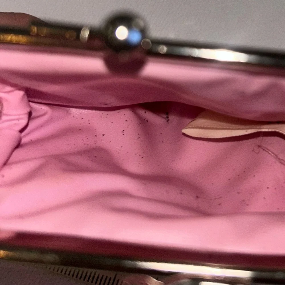 The Disney Store Tinkerbell Pink Coin Purse Mini Girls Clutch